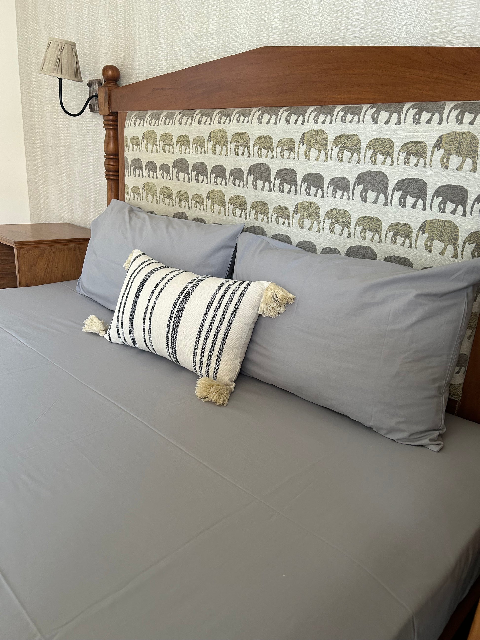 Grey Solid Sheet Set