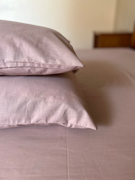 Rose Pink Solid Sheet Set