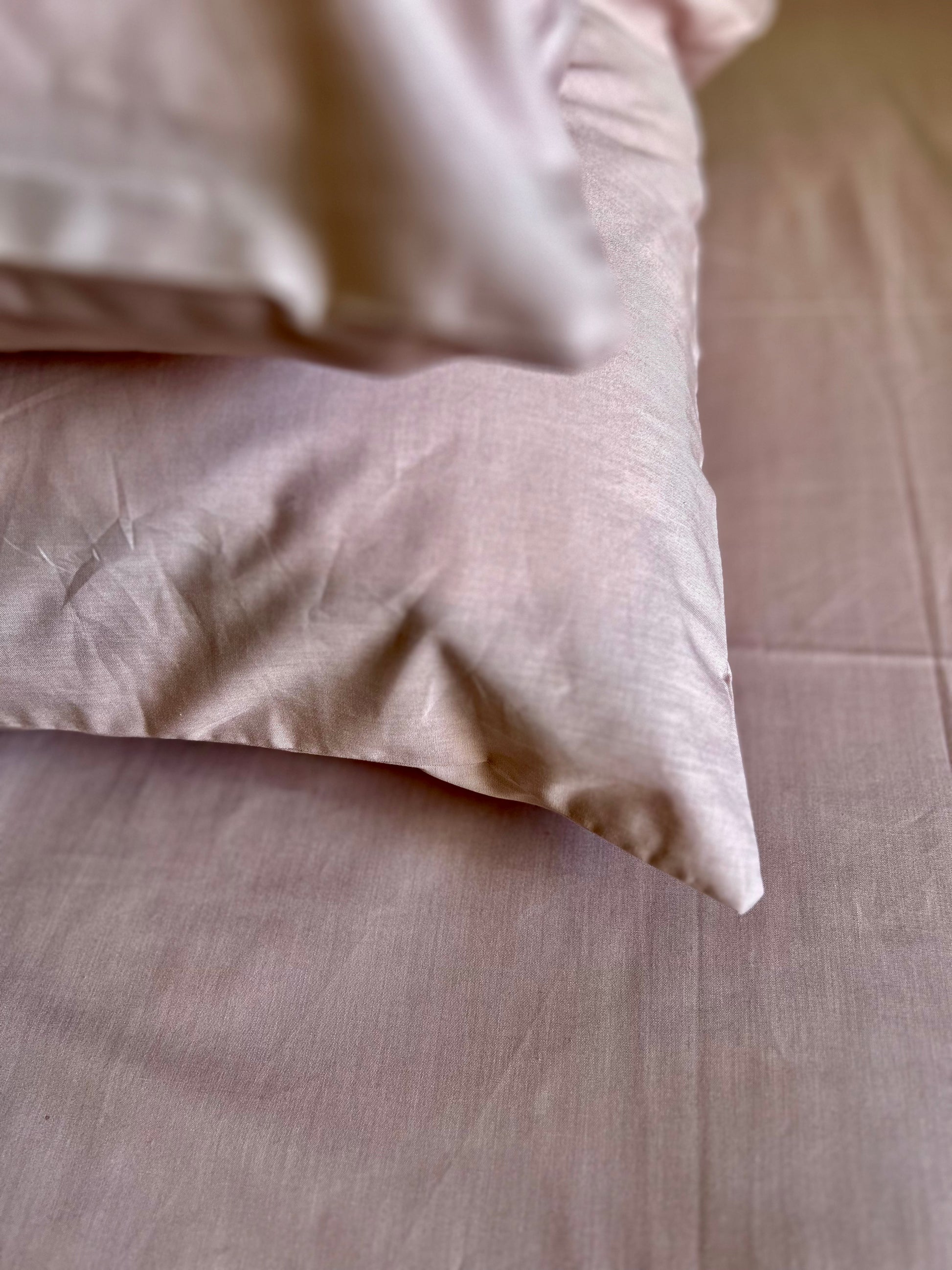 Rose Pink Solid Sheet Set