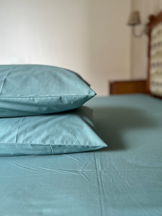 Cyan Solid Sheet Set