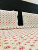 Red Motifs Cotton Quilted Bedding Set