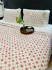 Red Motifs Cotton Quilted Bedding Set