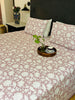 Lilac Handblock Printed Bedsheet