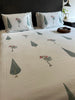 Floral Cypress Handblock Printed Bedsheet