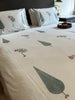 Floral Cypress Handblock Printed Bedsheet