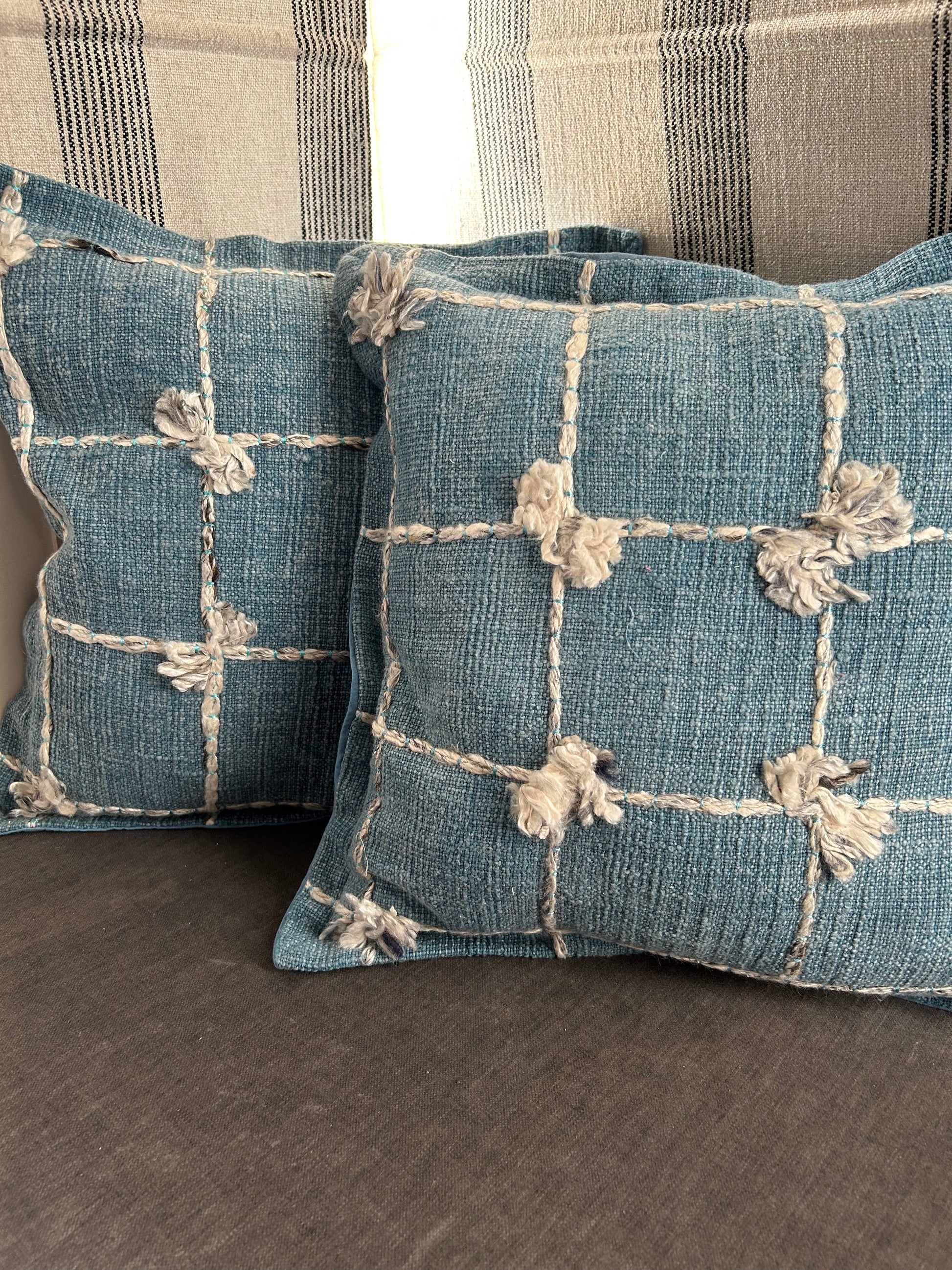 Hand Knotted Cushion Cover