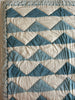 Iceblue patterned reversible cotton Quilt