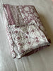 Lilac Handblock Printed Bedding Set