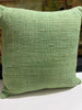 Parrot Green Handwoven Cushion Cover