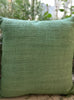 Parrot Green Handwoven Cushion Cover