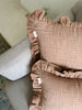 Ruffled Walnut Cushion